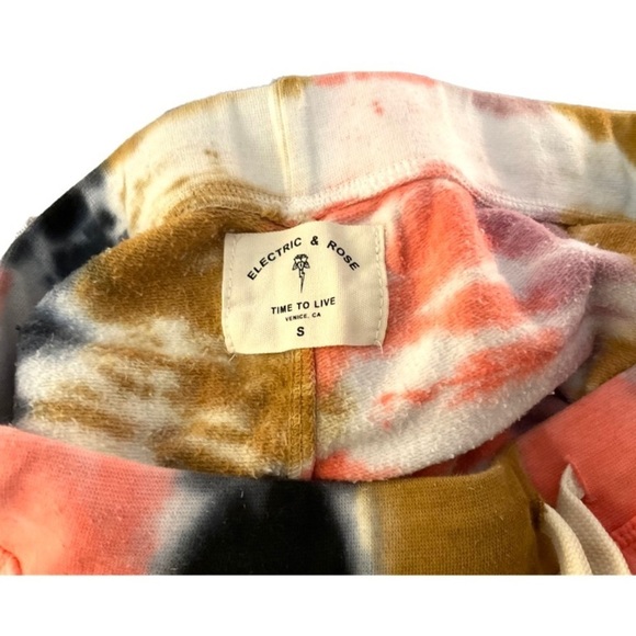 🔥 SALE - WOMEN’S Electric & Rose Tie Dye Sweatpants Joggers -Size Small - Picture 7 of 8